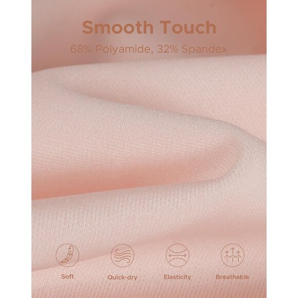 Women's Seamless High Waist Underwear 3-Pack No Show Full Coverage Breathable - Picture 5 of 6